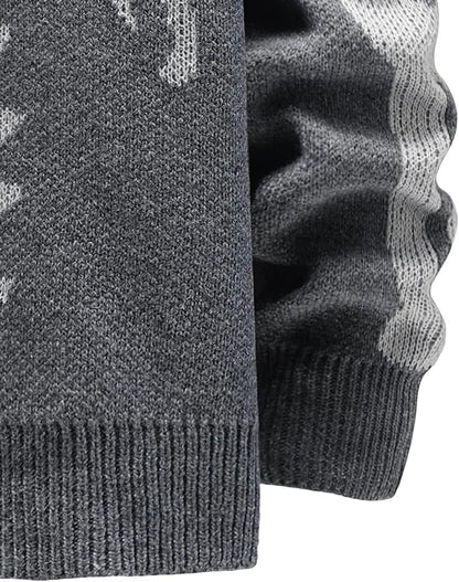Skeleton Print Cardigan